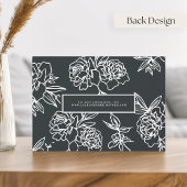 Overlay mit floralem Backer | FOTO Save The Date