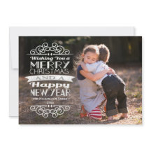 Overlay Typografisches Weihnachtsgrüßen des Fotos