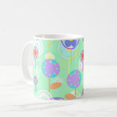 Overlayer Blumen Kaffeetasse (Vorderseite Links)