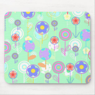 Overlayer Blumen Mousepad