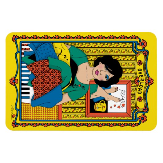 Overload_B_4x6 Kühlschrank Magnet (Horizontal)