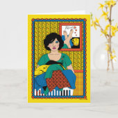 Overload_B_Greeting Karte (Gelbe Blume)