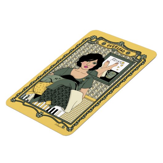 Overload_C_4x6 Kühlschrank-Magnet Magnet (Linke Seite)