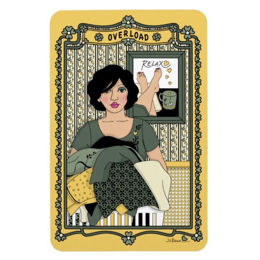 Overload_C_4x6 Kühlschrank-Magnet Magnet (Vertikal)