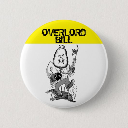 Overlord Bill Gates Button (Vorderseite)