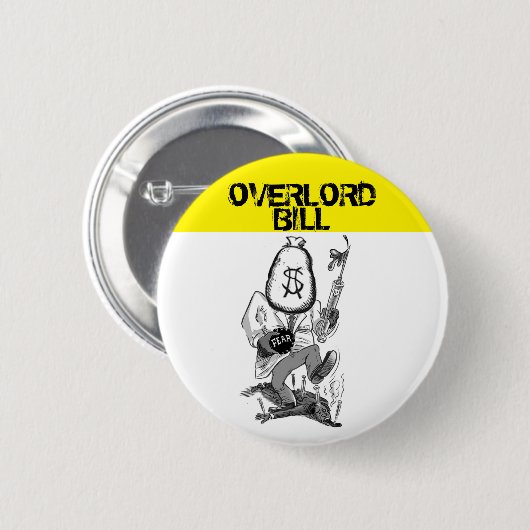 Overlord Bill Gates Button (Vorne & Hinten)