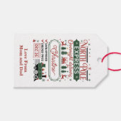 Overnight Delivery Santa Approved Geschenkanhänger (Vorderseite (Horizontal))