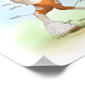 Overo Sinti und Roma Horse Reittier Anatomie Poste Poster (Ecke)