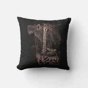 Override - Techno-Goth Streetwear Design Kissen
