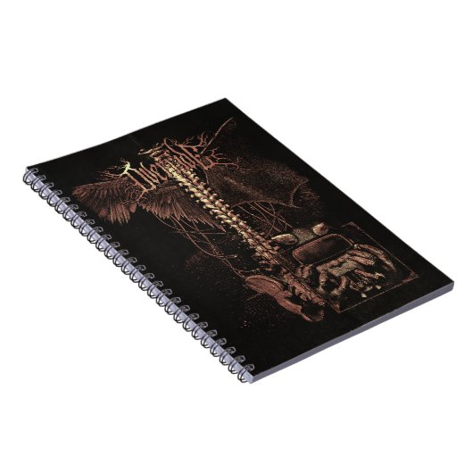 Override - Techno-Goth Streetwear Design Notizblock (Rechte Seite)