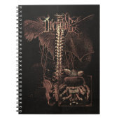 Override - Techno-Goth Streetwear Design Notizblock (Vorderseite)