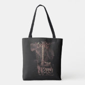 Override - Techno-Goth Streetwear Design Tasche (Rückseite)
