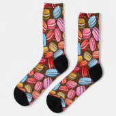 Oversibel farbige Macaroon Cookies Mustersocken Socken (Linkes Detail)