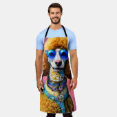 Oversibles Sonnenbrille Poodle Dog Schürze (Getragen)