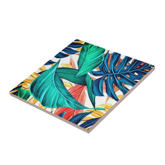 Oversifizierte Blätter drucken Fliese (Seite)