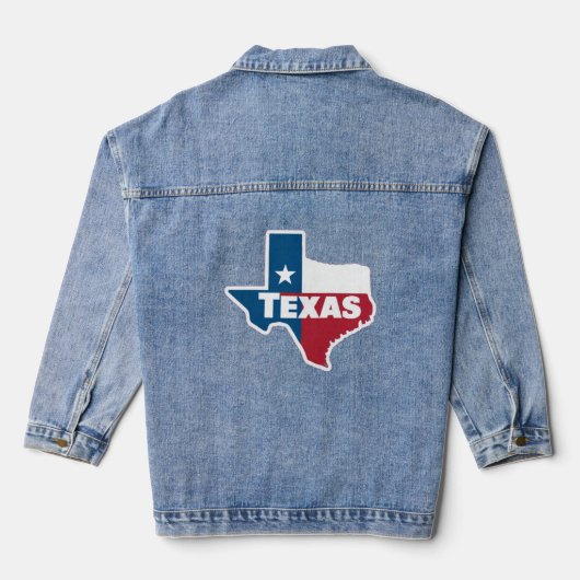 Oversifizierte Denim-Jacke Texas |Texas |Texas | Jeansjacke (Rückseite)