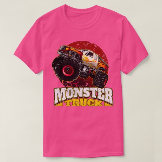 Oversifizierter Monster-Lkw T-Shirt (Design vorne)