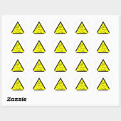 Oversifiziertes Ego Runder Aufkleber (Blatt)