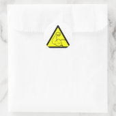Oversifiziertes Ego Runder Aufkleber (Tasche)