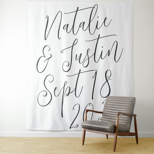 Oversifiziertes Kalligrafie-Skript - Hintergrund f Wandteppich (Beispiel)