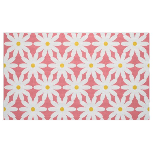 Oversifiziertes Retro-Gewebe der XL-Blume Stoff (Fat Quarter (45,7 x 55,9 cm))