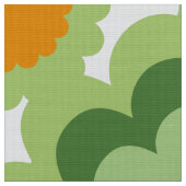 Oversifiziertes XL Print Retro-Gewebe Stoff (Nahaufnahme)