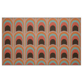 Oversifiziertes XL Print Retro-Gewebe Stoff (Fat Quarter (45,7 x 55,9 cm))