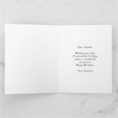 Oversized Foto Collage Happy Geburtstag geklappt Karte (Innenseite)