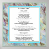 Oversized Poster Nicene Creed Multiple Size Avail (Vorne)