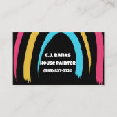 Oversized Rainbow Business Cards Visitenkarte (Vorderseite)