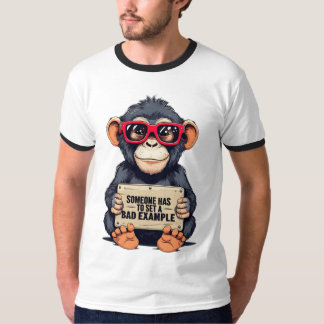 Oversized - Shirt I Funny Monkey Graphic T-Shirt