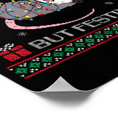 Overstimulated But Festive Ossum Christmas Tree Li Poster (Ecke)