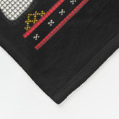 Overstimulated But Festive Ossum Christmas Ugly Sw Fleecedecke (Ecke)
