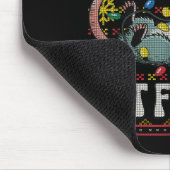 Overstimulated But Festive Ossum Christmas Ugly Sw Mousepad (Ecke)