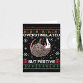 Overstimulated But Festive Ssum Christmas For Men  Karte (Vorderseite)
