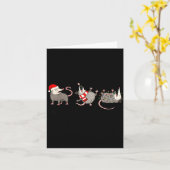 Overstimulated But Festive Ssum Christmas Funny Ch Karte (Gelbe Blume)