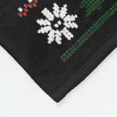 Overstimulated But Festive Ssum Christmas Pajamas  Fleecedecke (Ecke)