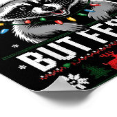 Overstimulated But Festive Ssum Christmas Pajamas Poster (Ecke)