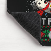 Overstimulated But Festive Ssum Christmas Ugly Xma Mousepad (Ecke)