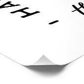 Overther überdenkt lustige Zitate ästhetisch Poster (Ecke)