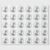 Overther überdenkt lustige Zitate Western Geschenkpapier (Flach)