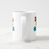 Overthink This Gradient: A Life Typographical Tip Jumbo-Tasse (Rückseite)