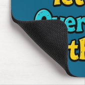 Overthink This Gradient: A Life Typographical Tip Mousepad (Ecke)