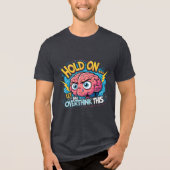 Overthinker Brain Tri-Blend Shirt (Vorderseite)