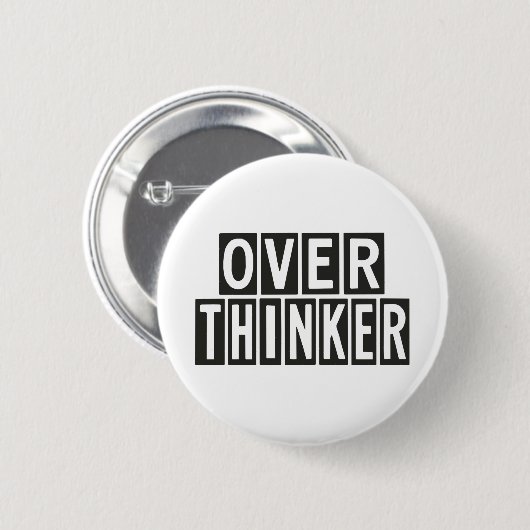 Overthinker Button (Vorne & Hinten)