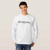 Overthinker Club – Vintage Minimalist T-Shirt (Vorne ganz)