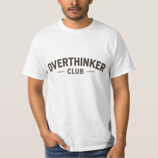 Overthinker Club Vintage Typography T-Shirt