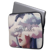 Overthinker Laptopschutzhülle (Vorderseite Links)