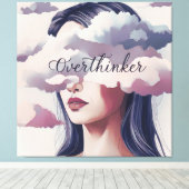 Overthinker Leinwanddruck (Insitu (Holzboden))