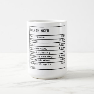 Overthinker Rezept Kaffeetasse